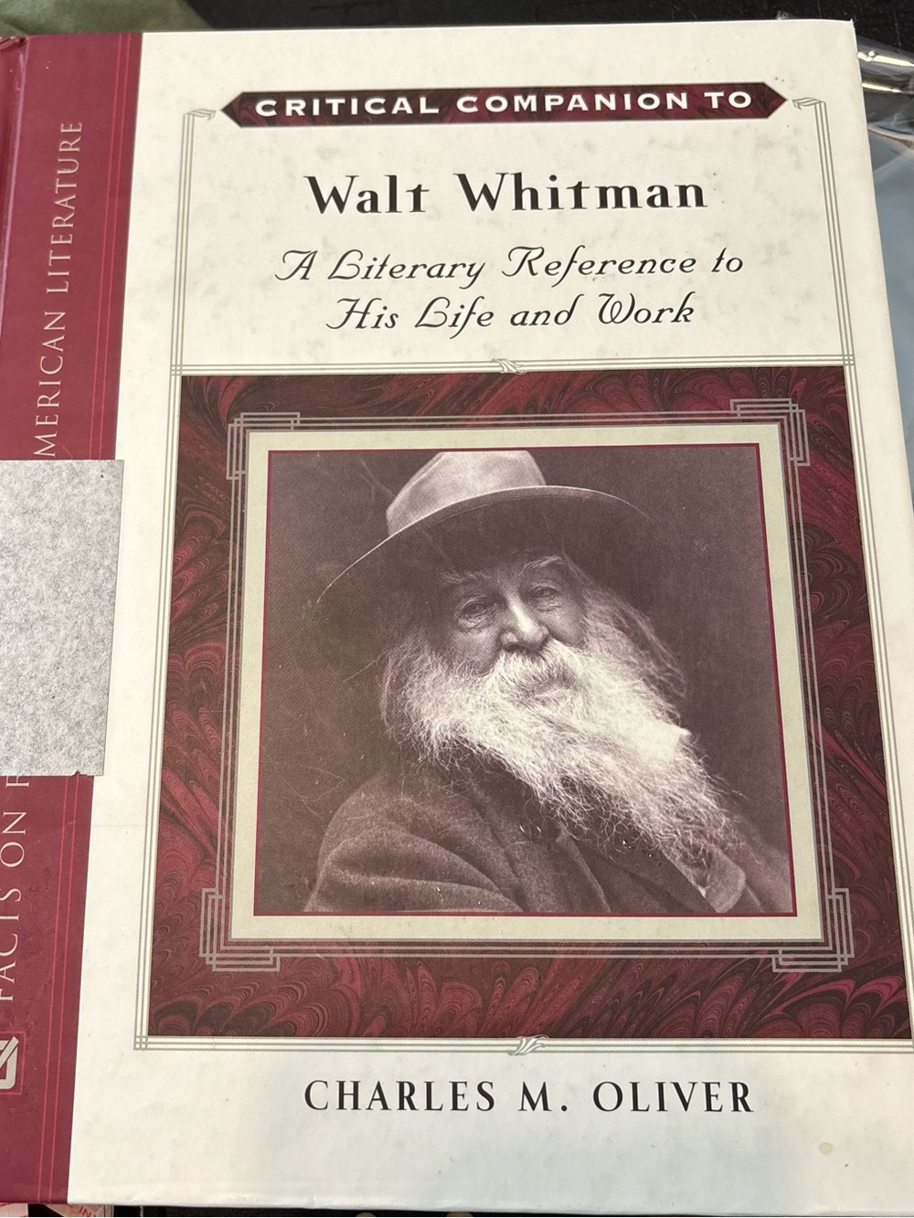 Source Unknown - Maroon & White Walt Whitman Reference Guide